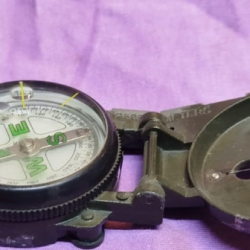 ASKERİ PUSULA 25 KM ENGINEER DIRECTION LENSATIC COMPASS METAL ALUMİNYUM ...