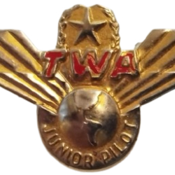 TWA (TRANS WORLD AIRLINES) JUNIOR KANAT PİLOT YAKA ROZET 29961 | Garaj ...