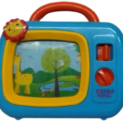 PİCCOLO MONDİ KURMALI MÜZİKLİ OYUNCAK TELEVİZYON BAHCEDE GEZEN