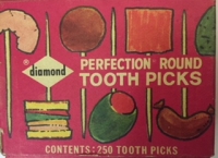 KURDAN AHŞAP PERFECTİON ROUND TOOTH PICKS 250 ADETLİK KUTUSUNDA