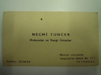 NECMİ TUNCER KARTVİZİT