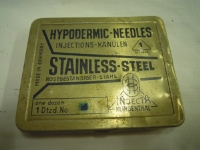 HYPODERMIC - NEEDLES INJECTIONS - KANÜLEN STAINLESS - STEEL ROSTBESTANDIGER - STANL MADE İN GERMANY İĞNE TENEKE KUTU