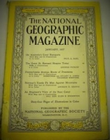 THE NATIONAL GEOGRAPHIC MAGAZINE JANURY  1957 YILI AMERİKAN BASKI DERGİ