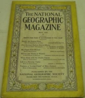 THE NATIONAL GEOGRAPHIC MAGAZINE MAY  1935 YILI AMERİKAN BASKI DERGİ
