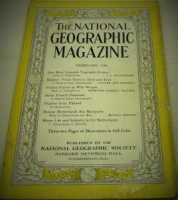 THE NATIONAL GEOGRAPHIC MAGAZINE FEBRUARY 1940 YILI AMERİKAN BASKI DERGİ