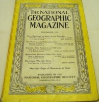 THE NATIONAL GEOGRAPHIC MAGAZINE NOVEMBER  1952 YILI AMERİKAN BASKI DERGİ