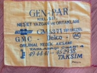 SARI TOZ BEZİ 60 LI YILLARIN EŞENTİYONLARINDAN