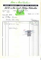 1967  İSTANBULDA HIRDAVAT  KESİLMİŞ 30 LİRALIK FATURA