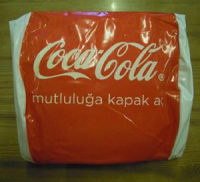 COCA COLA MUTLULUĞA KAPAK AÇ PLAJ VALEYBOL ŞİŞME TOP