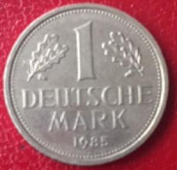 1 DEUTSCH MARK 1985 DEUTSCHLAND.D.BUNDESREPUBLIK METAL PARA