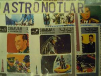 TAM SERİ ASTRONOTLAR LOT PUL