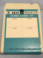 AKAI ACT-300 8 TRACK RECORDING TAPE CARTRİDGE WİTH KARTUŞ KASET KUTUSUNDA KULLANILMAMIŞ