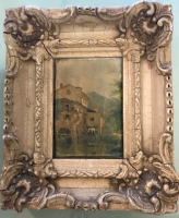 AHŞAP CERCEVE SAYILI MÜZE İPEK BASKI 1960