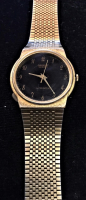 ORIENT QUARZT 22K GOLD PLATED JAPAN KOL SAATİ