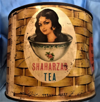 TENEKE KAPAKLI KUTUDA SHAHARZAD TEA IRAN 500 GR ACILMAMIŞ KUTU