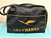 CANTA LUFTHANSA BAG ALMAN HAVA YOLLARI ARMALI MAVİ SARI EL TAŞIMA CANTASI