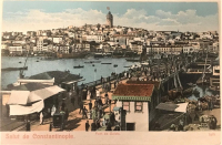 CONSTANTİNOPLE  GALATA ÜNÜVERSAL KARTPOSTAL