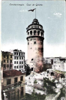 COSTANTİNOPLE  GALATA KULESİ KARTPOSTAL