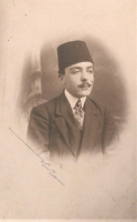 OSMANLI STUDYO SİYAH BEYAZ FOTOGRAF ARKASI YAZILI 9X14