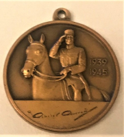 1933-1945 MERCHE DU GENERAL HENRİ GUISAN MAZİERES 1987 MEDAL