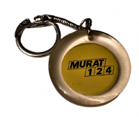 MURAT 124 ARABA OTO POLİ KARBON ŞEFFAF ANAHTARLIK ÖN TARAF MURAT 124 LEGOLU DİGER TARAF NAZARLIK