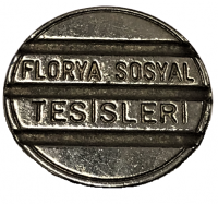 1960 FLORYA SOSYAL TESİSLERİ  FLORYA LUNAPARK JETON