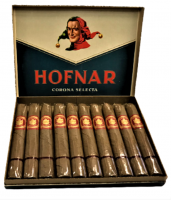 HOFNAR CORONA SELECTA 10 SIGAREN 532 HOFNAR HAVANA PURO KORTON KUTUSUNDA