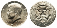 UNIDET STATES AMERİCA HALF DOLLAR 1972 LİBERTY KENNEDY COIN USA CİRCULATED MONEY