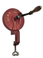 ANTİGUE DUTCH GEKA RUSTY BEAN SLİCER KIRMIZI DEMİR DÖKÜM GÖVDE EL KRANK FASULYE KESİCİ DOGRAYICI MUTFAK ALETİ