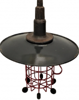 1920 USA EMAYE KORUYUCU LAMBA YERİ KAFESLİ SANAYİ LAMBA ENDÜSTRİYEL AYDINLATMA