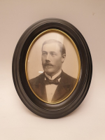 AVRUPA BAKALİT CERCEVE SİYAH BEYAZ SEPİA ORJİNAL  ŞAHIŞ FOTOĞRAFLI FOTOĞRAF ÇERÇEVESİ