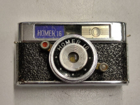 1960 JAPON HOMER 16 MİNİATUR CAMERA 17.5 MM FİLM MEKANİK FOTOĞRAF MAKİNASI