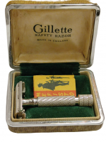 İNGİLİZ GILETTE SAFETY RAZOR MEFISTO MARKA ORİJİNAL KUTULU İŞLEMELİ TIRAŞ MAKİNESİ