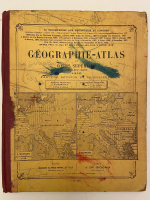 1920 FRANSIZ GEOGHRAPHITE ATLAS DÜNYA ATLASI