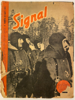 1943 FRANSIZ BASIMI 2. DÜNYA SAVAŞI SİGNAL NAZİ PROPAGANDA HİTLER DERGİSİ 1 ER NUMERO DE MARS