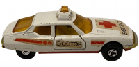 1976 İNGİLİZ MATCHBOX SPEEDKİNGS K-62 DOCTOR'S EMERGENCY CAR KOLEKSİYONLUK OYUNCAK ARABA