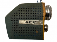 1970 GEM POCKET RADIO  HONG KONG PİLLİ CEP RADYO TEK DALGA MAVİ RENKDE