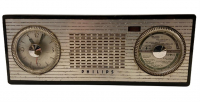 ANTİQUE GERMANY PHILIPS CLOCK ALARM RADIO PHILIPS MASA ÜZERİ RADYO VE SAAT ALARM