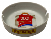 1980 KÜTAHYA PORSELEN TEKEL 2001 SİGARA REKLAMLI PORSELEN KÜLLÜK