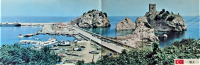 1970 ŞİLE PANORAMİK GÖRÜNÜMÜ  KARTPOSTAL RENKLİ OFSET BASKI ARKASI  YAZISIZ