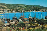 1970 BODRUM LİMANDAN BİR GÖRÜNÜŞ HALİCARNASUS  KARTPOSTAL RENKLİ OFSET BASKI