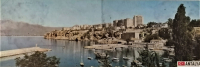 1970 ANTALYA KENTİN PANORAMİK  GÖRÜNÜMÜ KARTPOSTAL RENKLİ OFSET BASKI ARKASI YAZILI POSTADAN GECMİŞ