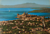 1970 BODRUM HALİKARNAS KARTPOSTAL RENKLİ OFSET BASKI POSTADAN GECMİŞ