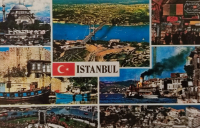 1970 İSTANBUL PARCALI KARTPOSTAL RENKLİ OFSET BASKI ARKASI YAZILI POSTADAN GECMİŞ