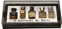 5 PARFUMS DE PARIS MISS BALMAİN GİVENCHY III ANTİLOPE VİVARA PUCCİ MA GRİFFE MİNİ SET MİNYATURE VİNTAGE FRANSA