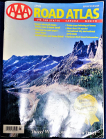 1996 AAA ROAD ATLAS UNITED STATES CANADA MEXICO MAPS  YOL HARİTASI