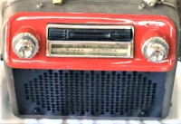 1940 CHEVROLET  CAR RADIO USA AUTOMATİC ARAMALI LAMBALI SUPER DELUXE MADE IN UNIDET STATES  OF AMERİCA OUTO RADİO MODEL 882582  USA 1940 MODEL