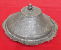OSMANLI DAMGALI BAKIR SAHAN EN 23 BOY 23 DERİNLİK 17 CM