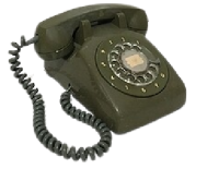 PTT TARAFINDAN ABONELERİNE AYLIK FATURAYA YANSITILARAK KİRAYA VERİLEN KANADA LİSANSLI BAKALİT MEKANİK YEŞİL RENKDE CEVİRMELİ TELEFON