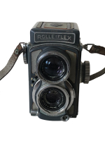 Franke & Heidecke Rolleiflex Xenar lensli eski Alman Franke & Heidecke Rolleiflex çift lensli orta format rlex fotoğraf makinesi.